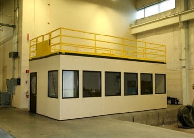 Control Room with Storage Roof, Guardrail and Loading Gate