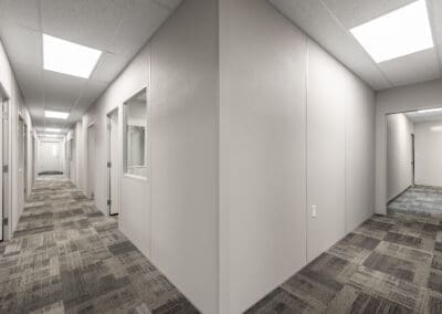 Office building with Connecting hallways